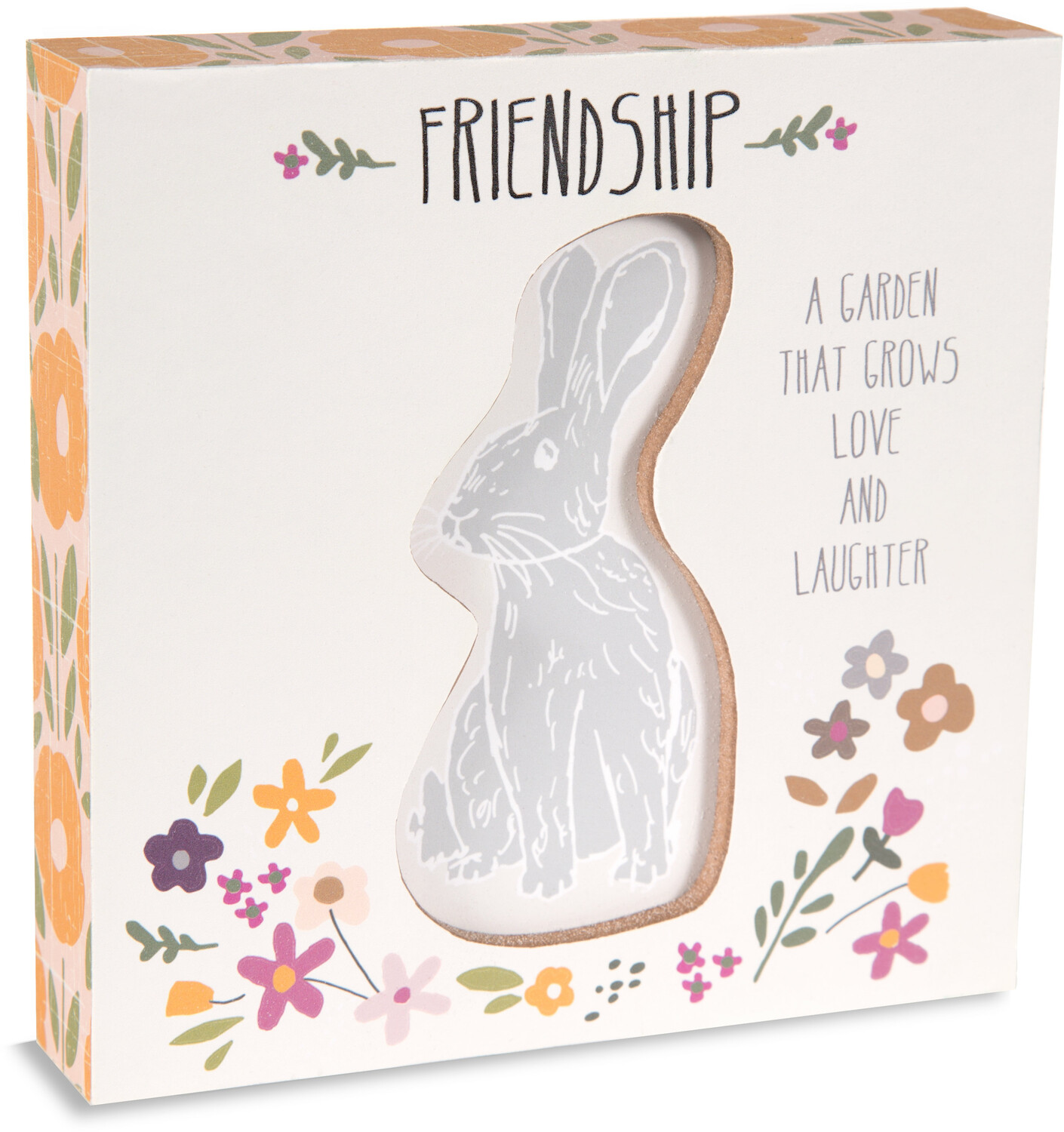 Friendship by Bless My Bloomers - Friendship - 5" x 5" Plaque