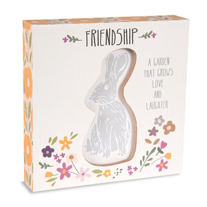 Friendship by Bless My Bloomers - 5" x 5" Plaque