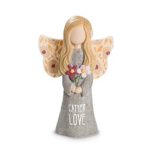 Gather Love by Bless My Bloomers - 5" Child Angel Figurine