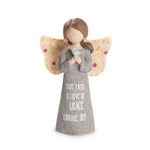 Faith by Bless My Bloomers - 5" Child Angel Figurine