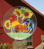 Country Rooster by Fusion Art Glass - Scene