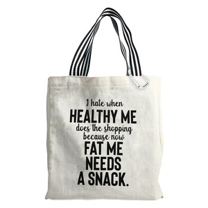 Healthy Me by Check Me Out - 100% Cotton Twill Gift Bag