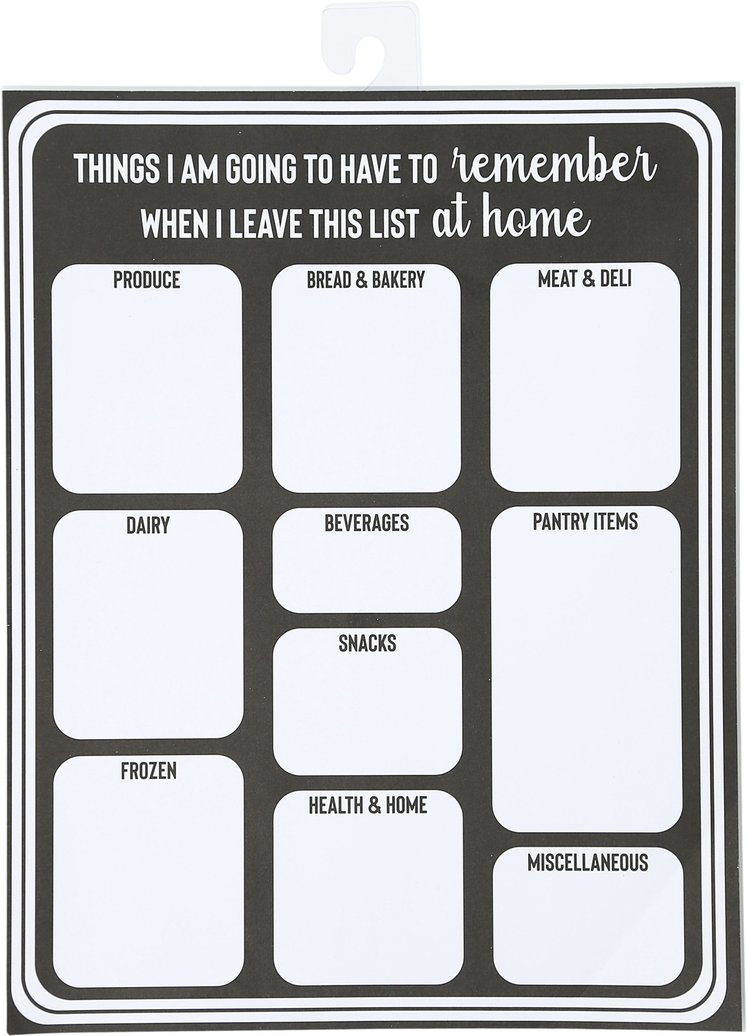 At Home by Check Me Out - At Home - 8" x 10.25" Magnetic Notepad