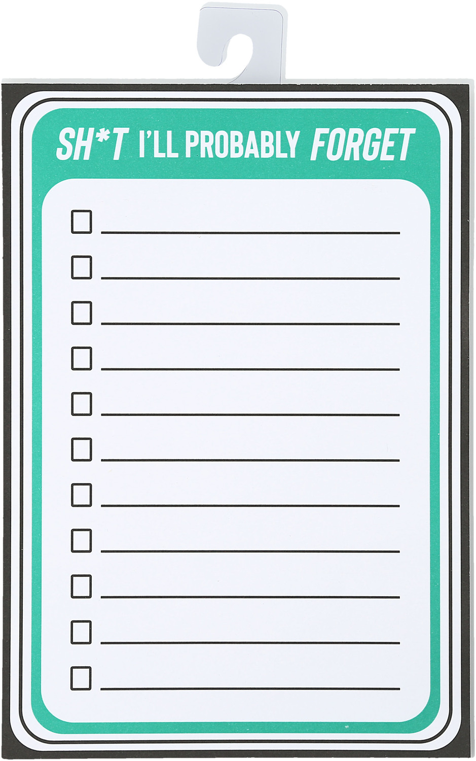 Sh*t I'll Probably Forget by Check Me Out - Sh*t I'll Probably Forget - 5.75" x 8.25" Magnetic Notepad