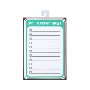 Sh*t I'll Probably Forget by Check Me Out - 5.75" x 8.25" Magnetic Notepad