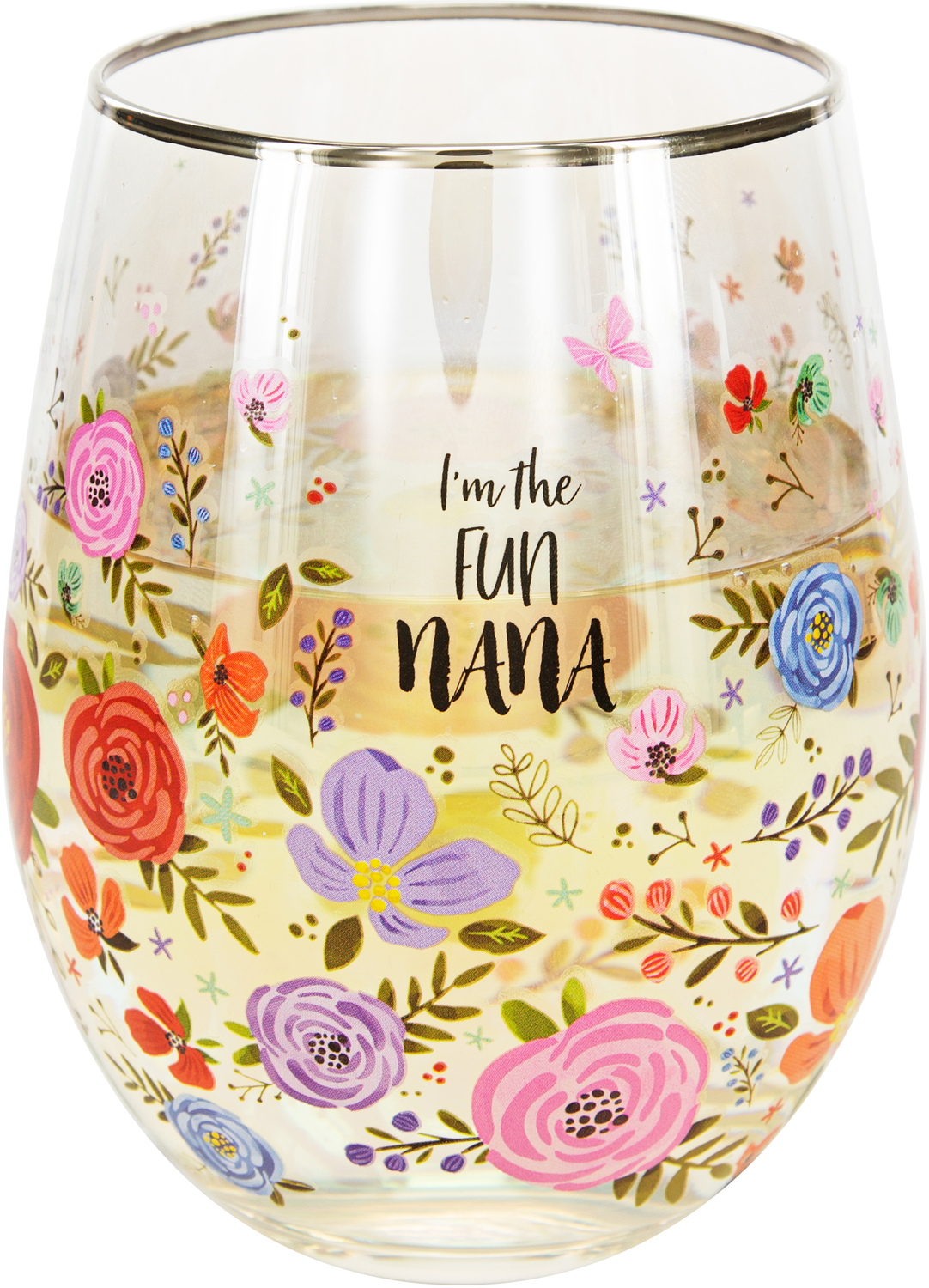 Nana by Bunches of Love - Nana - 18 oz Stemless Wine Glass