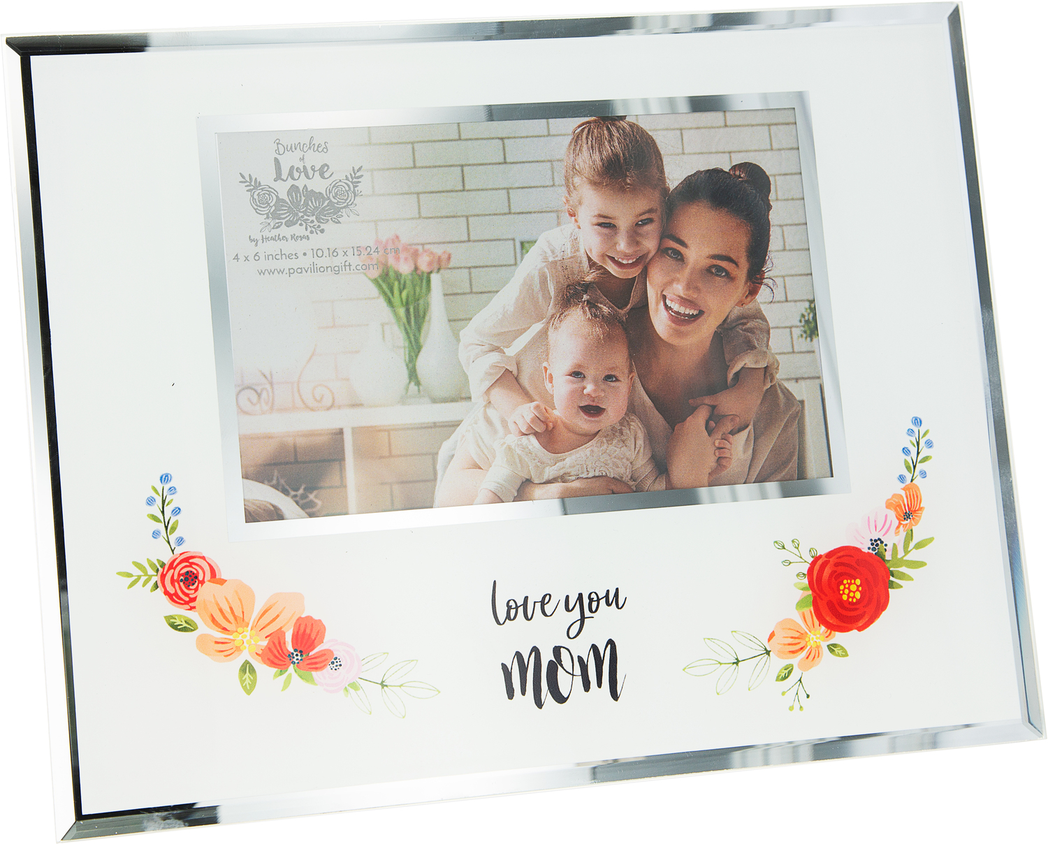Mom by Bunches of Love - Mom - 9.25" x 7.25" Frame
(Holds 6" x 4" Photo)