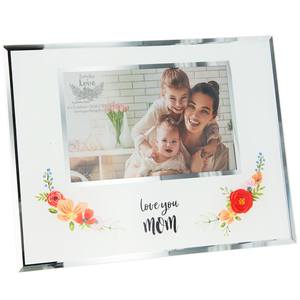 Mom by Bunches of Love - 9.25" x 7.25" Frame
(Holds 6" x 4" Photo)