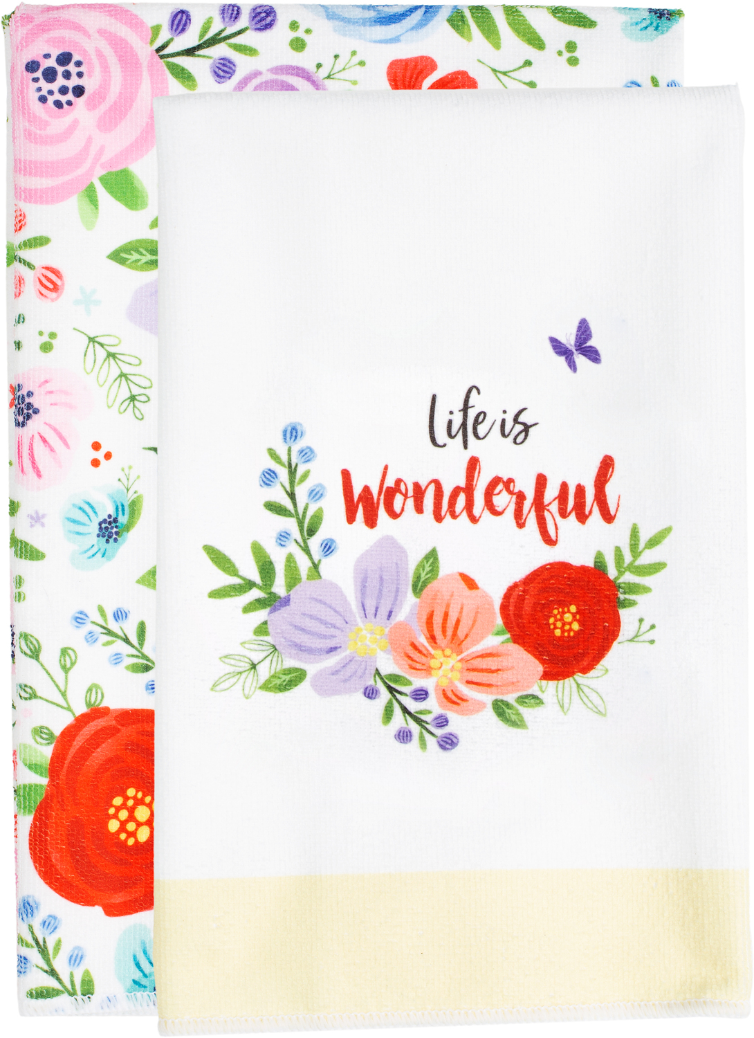 Wonderful Life by Bunches of Love - Wonderful Life - Tea Towel Gift Set
(2 - 19.75" x 27.5")
