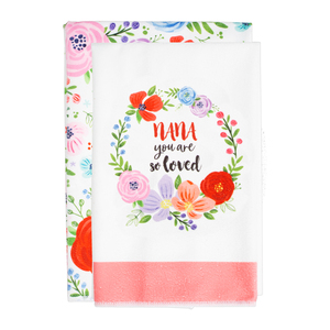 Nana by Bunches of Love - Tea Towel Gift Set
(2 - 19.75" x 27.5")