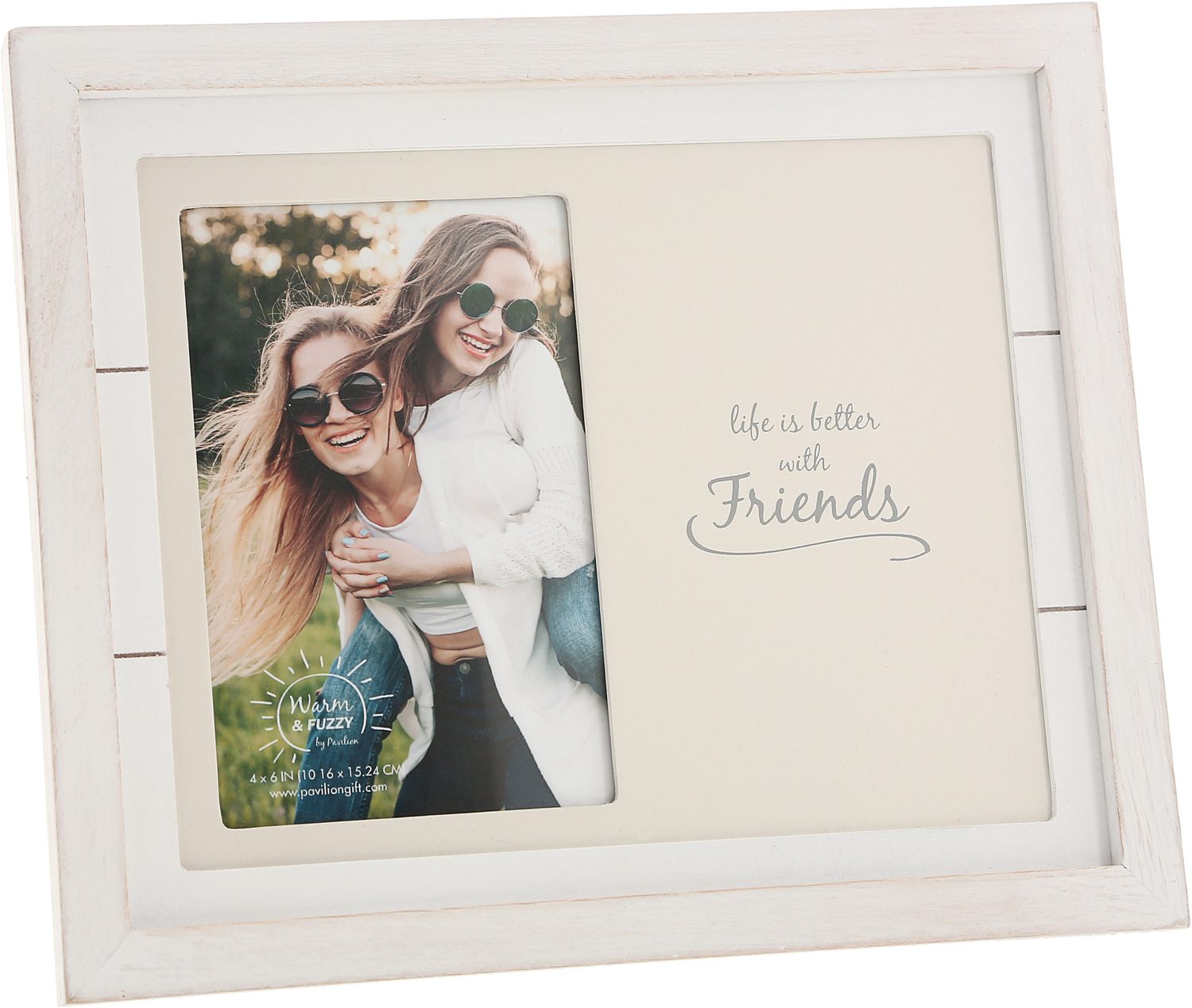 Friends by Warm and Fuzzy - Friends - 10" x 8.5" Frame (Holds 4" x 6" Photo)