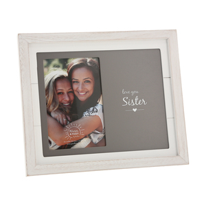 Sister by Warm and Fuzzy - 10" x 8.5" Frame (Holds 4" x 6" Photo)