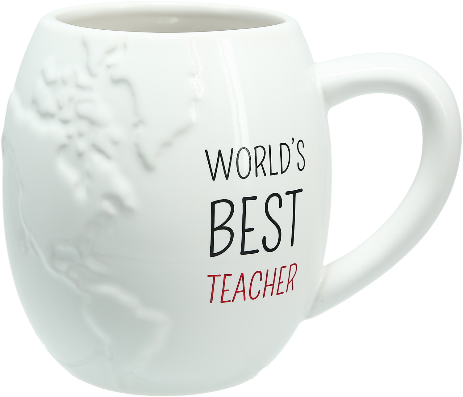 World's Best Teacher by Teachable Moments - World's Best Teacher - 22 oz Embossed Mug