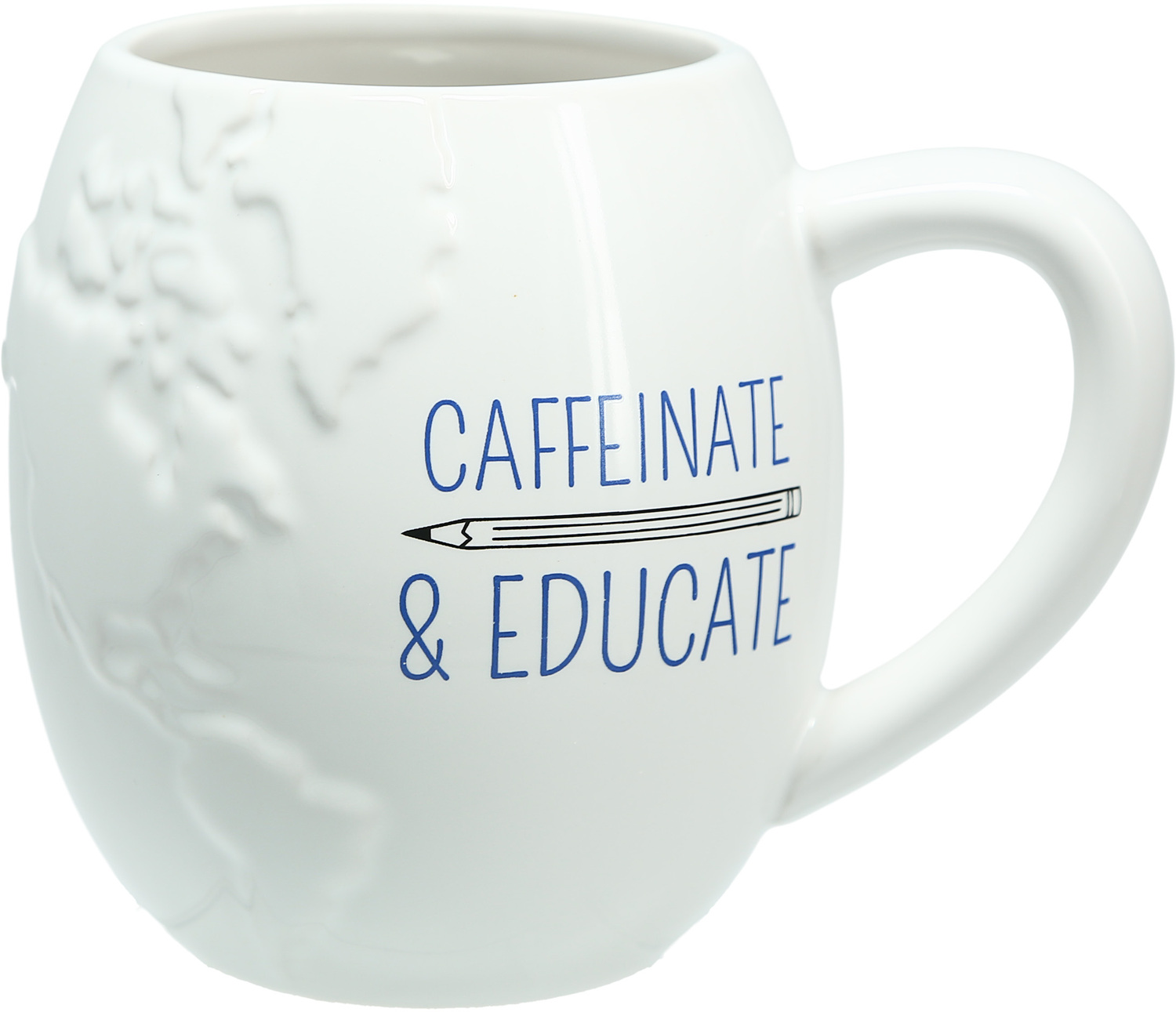 Caffeinate by Teachable Moments - Caffeinate - 22 oz Embossed Mug