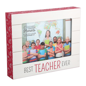 Best Teacher Ever by Teachable Moments - 9" x 7.25" Frame (Holds 7" x 5" Photo)