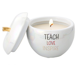 Teach Love Inspire by Teachable Moments - 8 oz. 100% Soy Wax Candle
Scent: Serenity