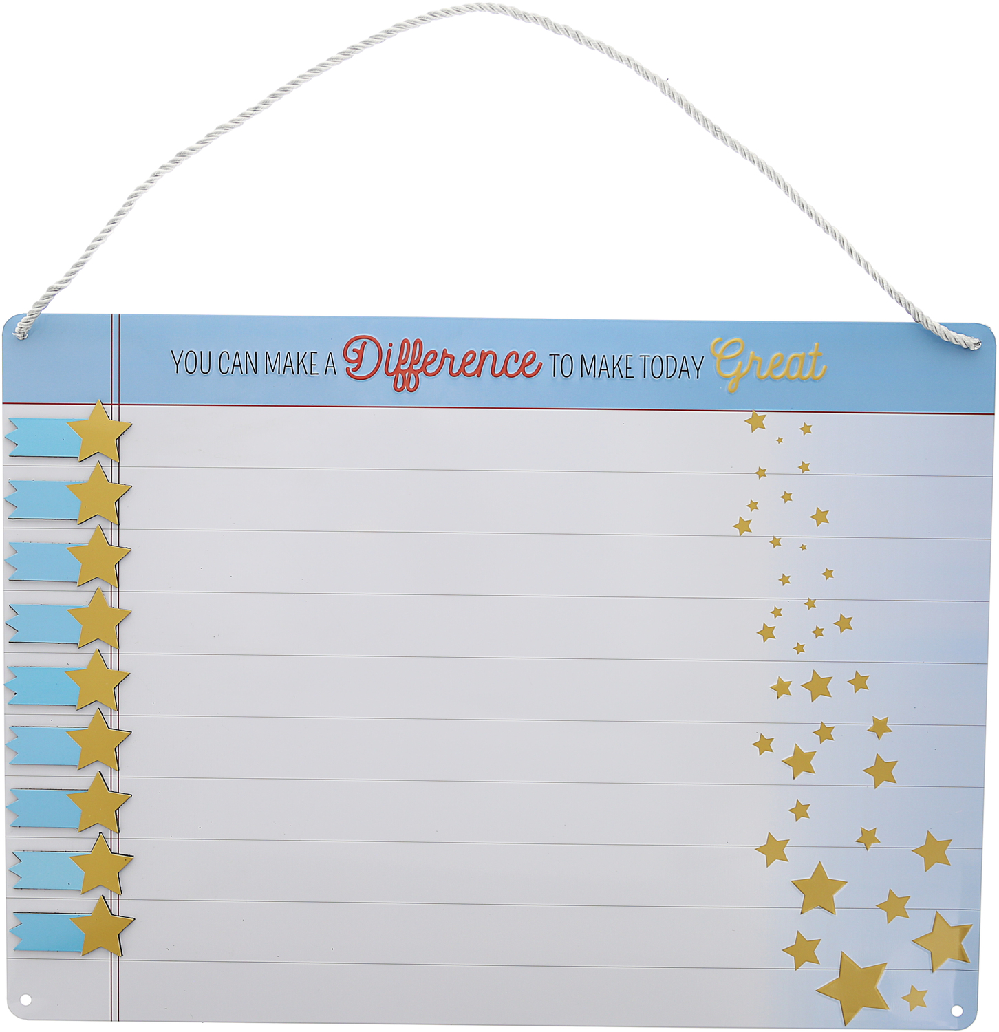 Make Today Great by Teachable Moments - Make Today Great - 18" x 13" Metal Task Board (Includes 10 Magnets)