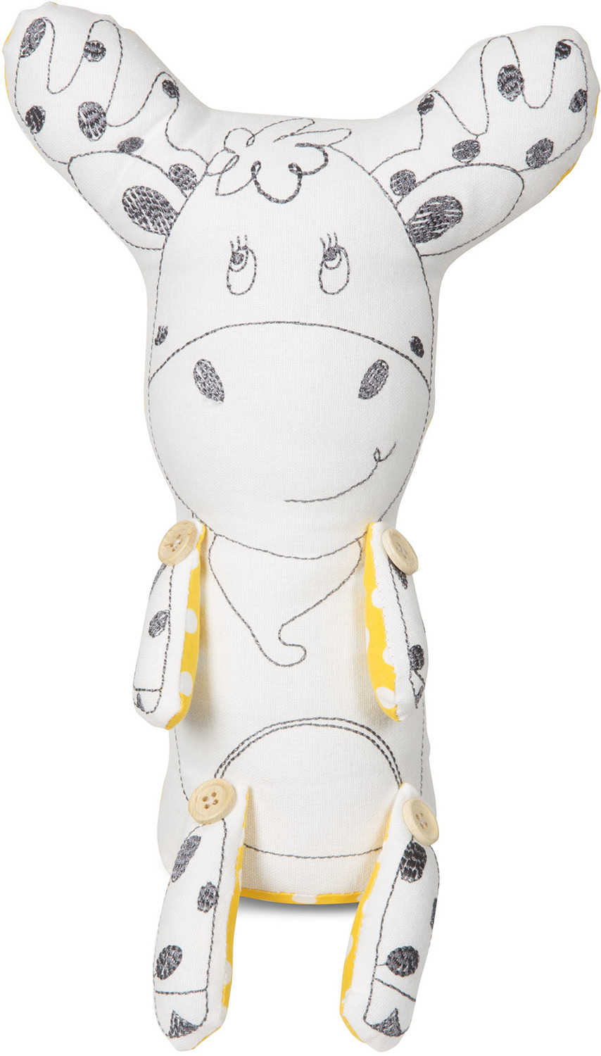 Murphy the Moose by Stitched & Stuffed - Murphy the Moose - 11" Moose Stuffed Animal/Door Stopper