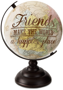 Friends by Global Love - 10.75" Decorative Globe 