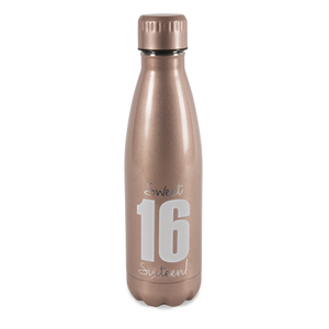Sixteen by Happy Occasions - 18 oz Stainless Steel Water Bottle