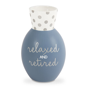 Relaxed by Happy Occasions - 6.5" Bone China Vase