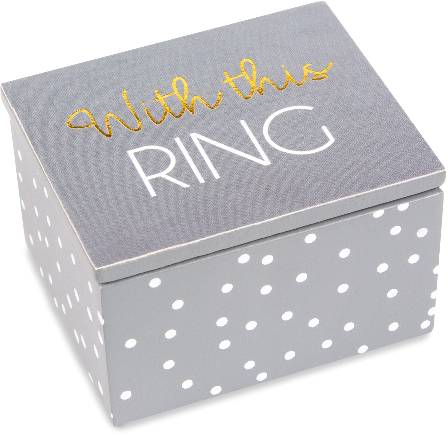 Ring by Happy Occasions - Ring - 2.25" x 2" x 1.5" MDF Keepsake Box