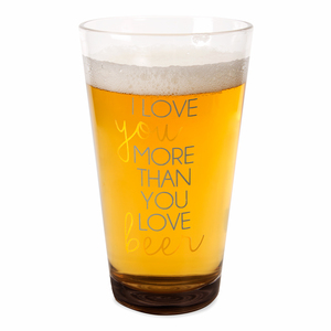Beer by Happy Occasions - 16 oz Pint Glass Tumbler