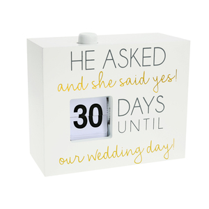 Wedding Day by Happy Occasions - 4.5" Countdown Calendar