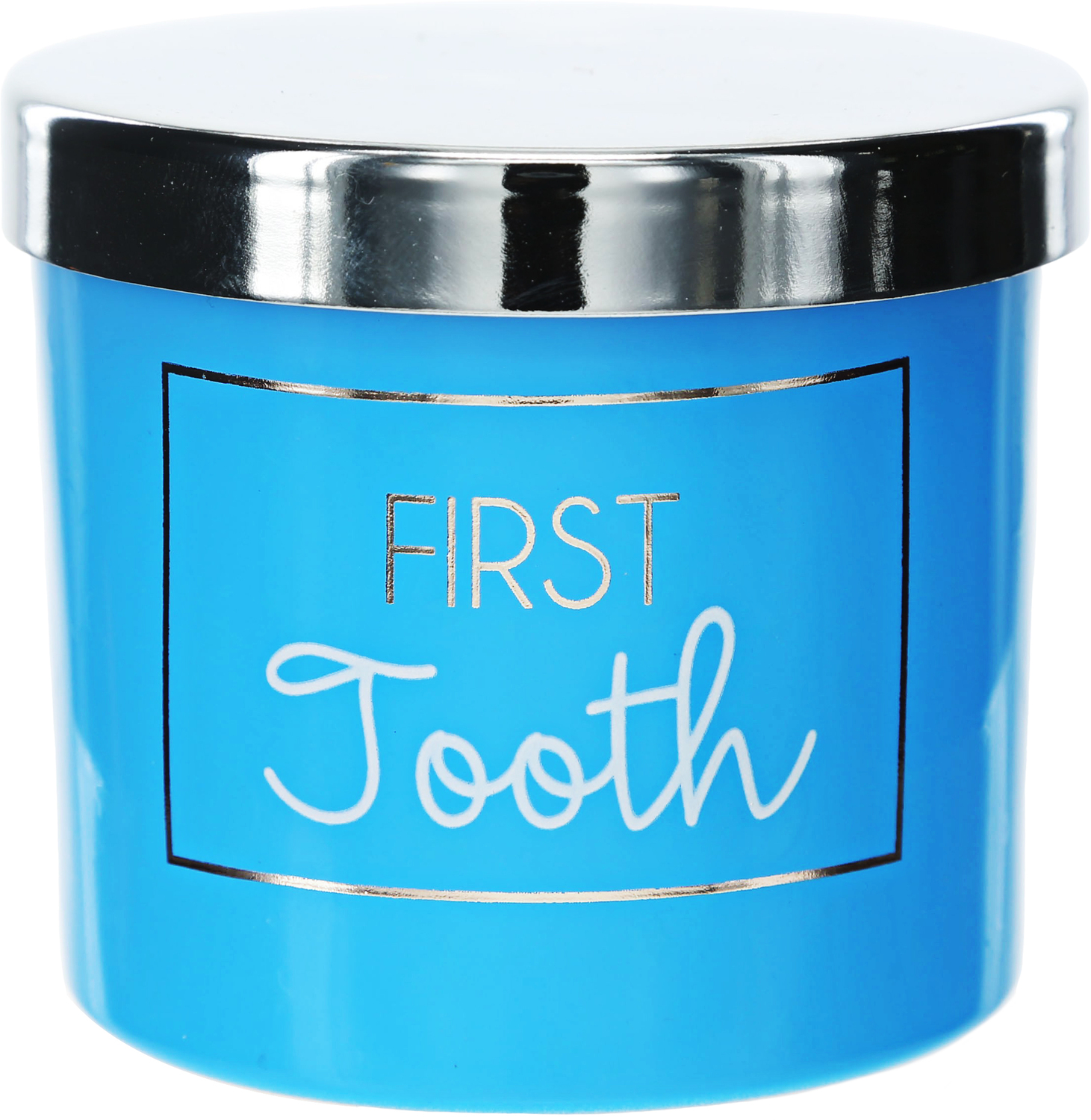 First Tooth Blue by Happy Occasions - First Tooth Blue - 2.5" Glass Memory Box