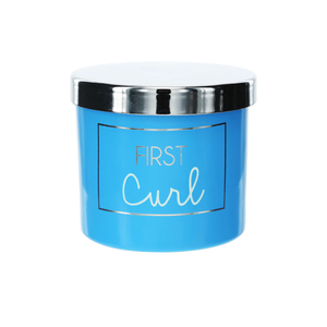 First Curl Blue by Happy Occasions - 2.5" Glass Memory Box