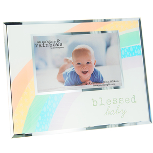 Blessed Baby by Sunshine & Rainbows - 9.25" x 7.25" Frame
(Holds 6" x 4" Photo)