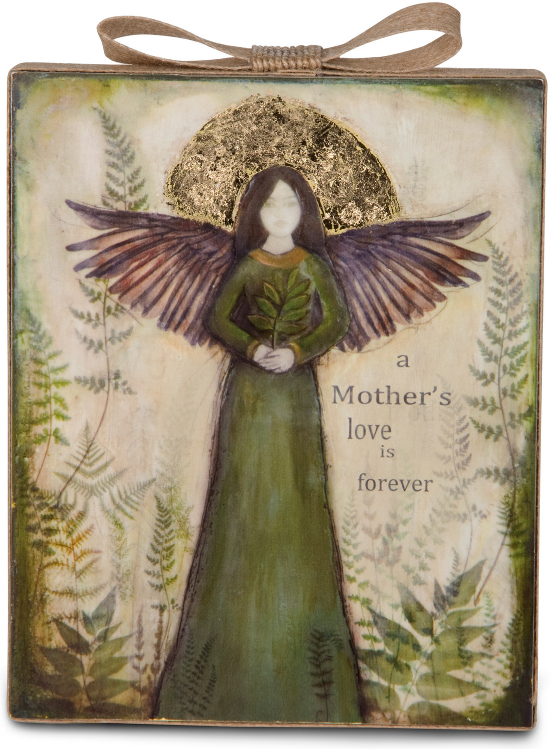 Mother by Sherry Cook Studio - Uplifting Forest Angel Wall Art/Plaque