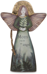Mom by Sherry Cook Studio - 5.5" Angel  Ornament