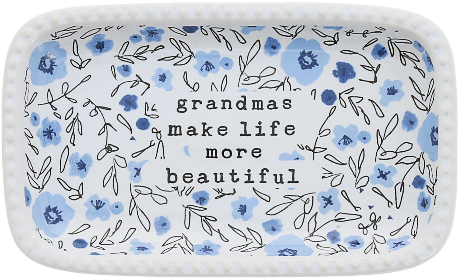 Grandma by You Make Me Smile -ALW - Grandma - 5" x 3" Keepsake Dish