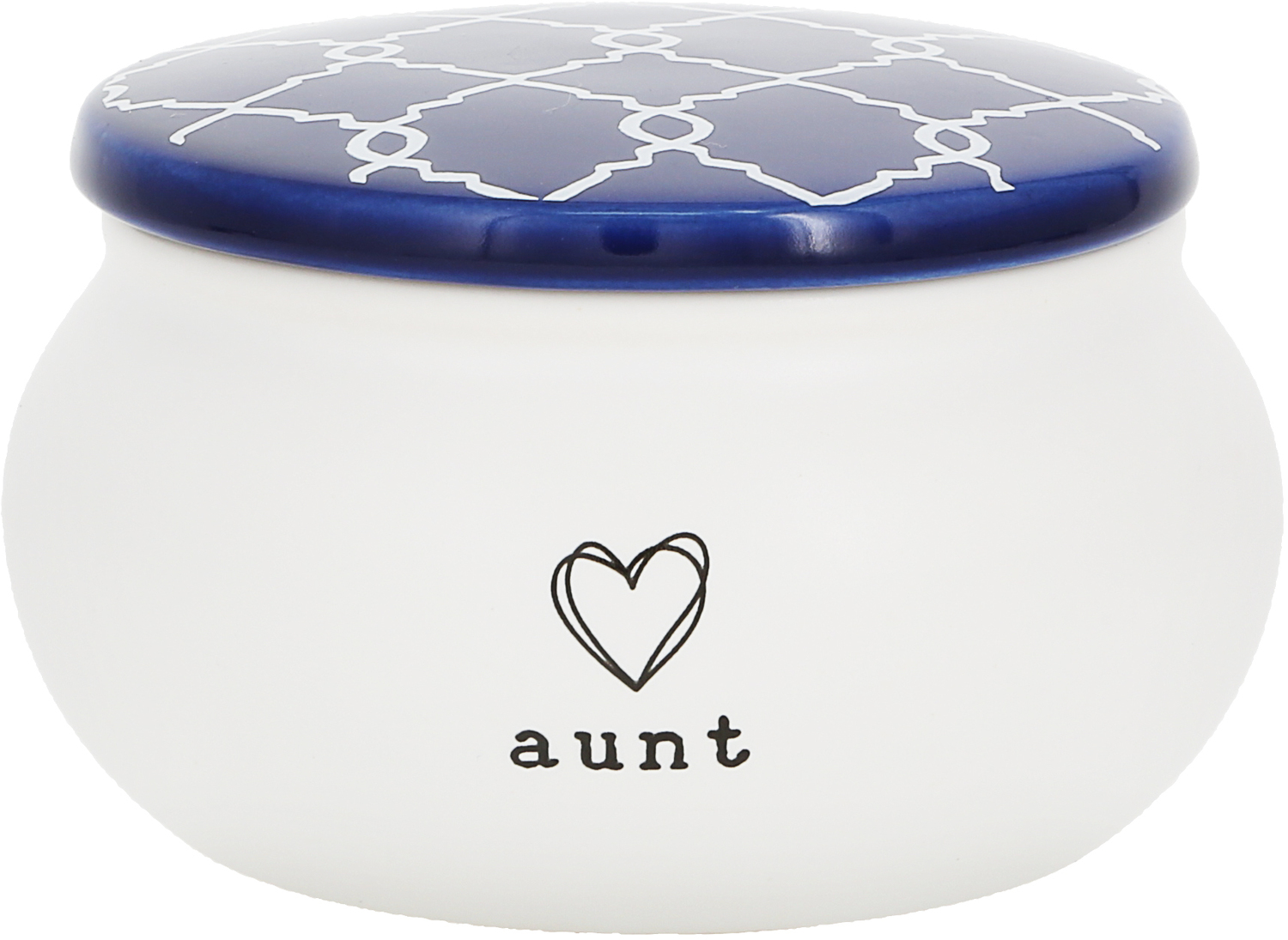 Aunt by You Make Me Smile -ALW - Aunt - 3.5" Ceramic Keepsake Box