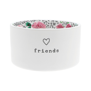 Friends by You Make Me Smile -ALW - 10 oz 100% Soy Wax Reveal, Triple Wick Candle Scent: Tranquility