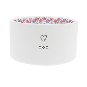 Mom by You Make Me Smile -ALW - 10 oz 100% Soy Wax Reveal, Triple Wick Candle Scent: Tranquility