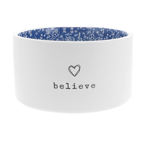 Believe by You Make Me Smile -ALW - 10 oz 100% Soy Wax Reveal, Triple Wick Candle Scent: Tranquility