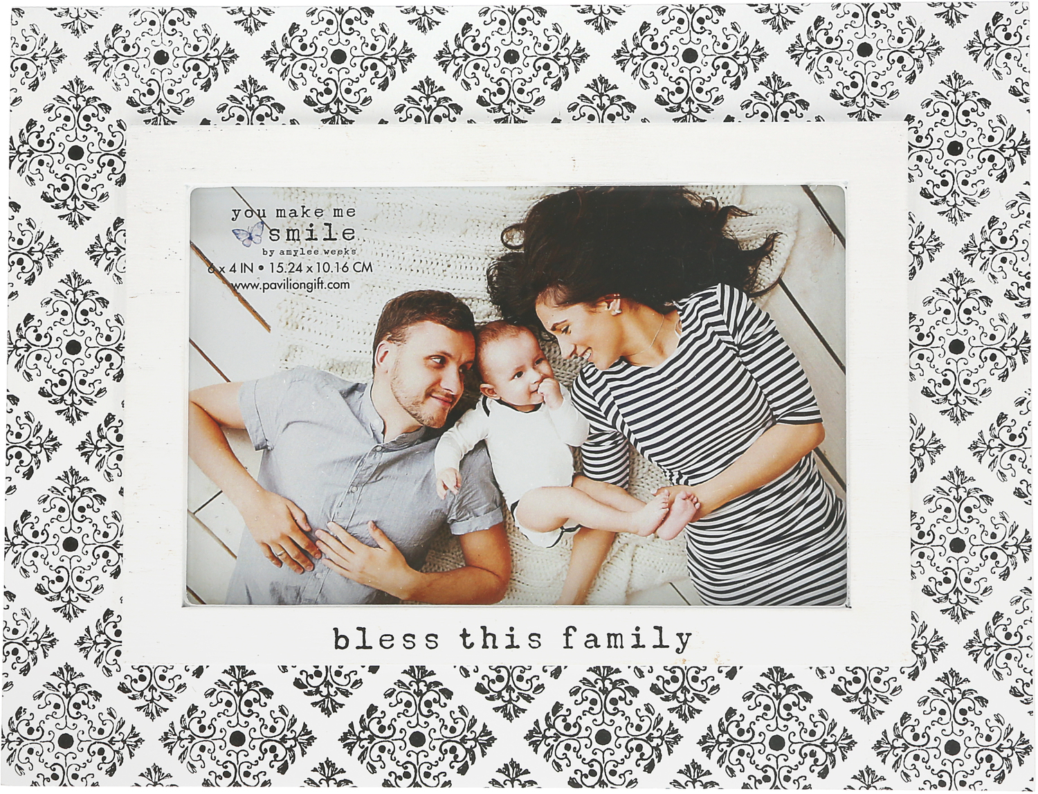 Family by You Make Me Smile -ALW - Family - 8.5" x 6.5" Frame (Holds 6" x 4" Photo)