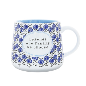Friends Are Family by You Make Me Smile -ALW - 18 oz Mug