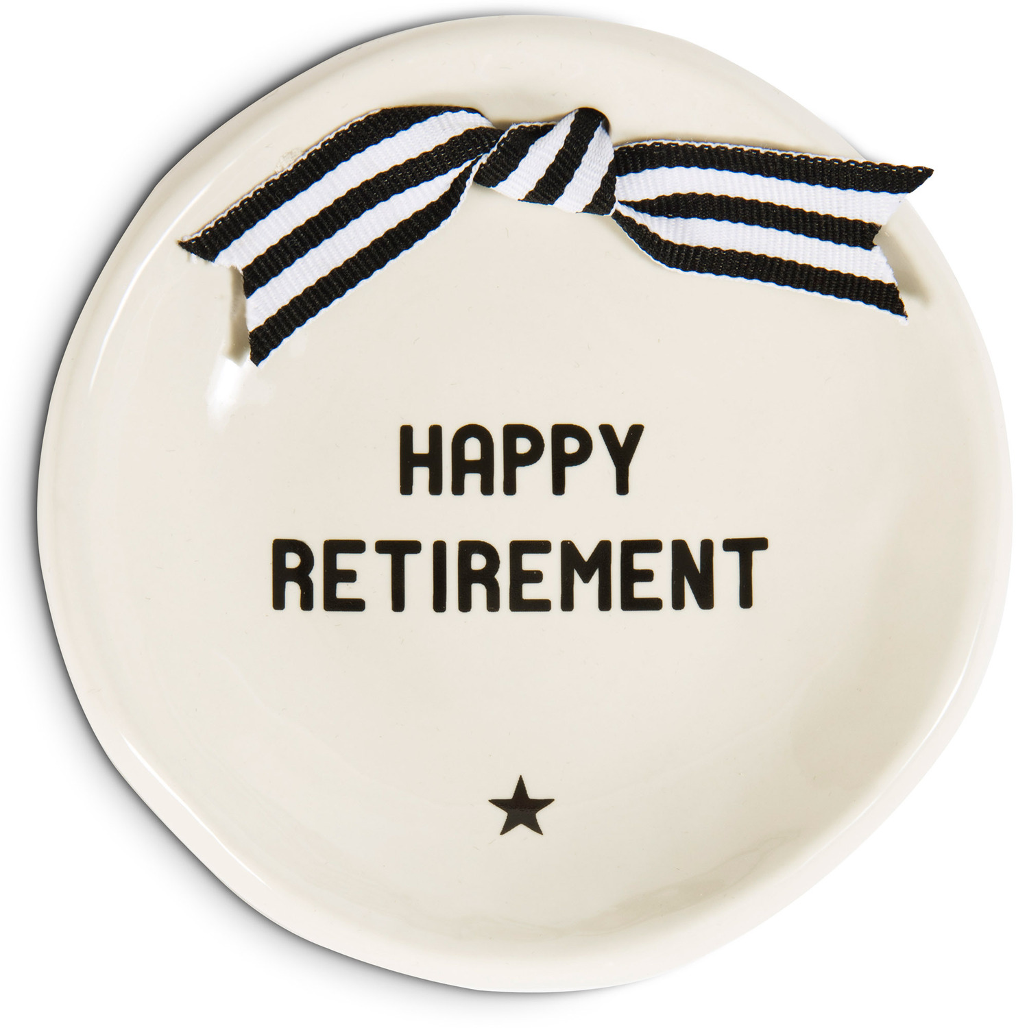 Retirement by The Milestone Collection - Retirement - 4.25" Diameter Round Keepsake Dish