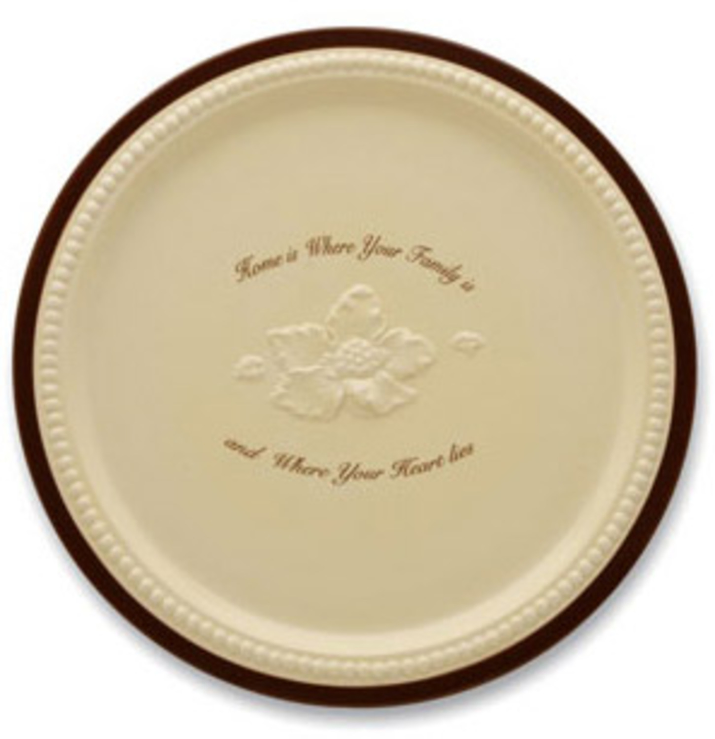 Family & Home by Shared Blessings - Family & Home - 11" Round Dinner Plate (Set of 2)