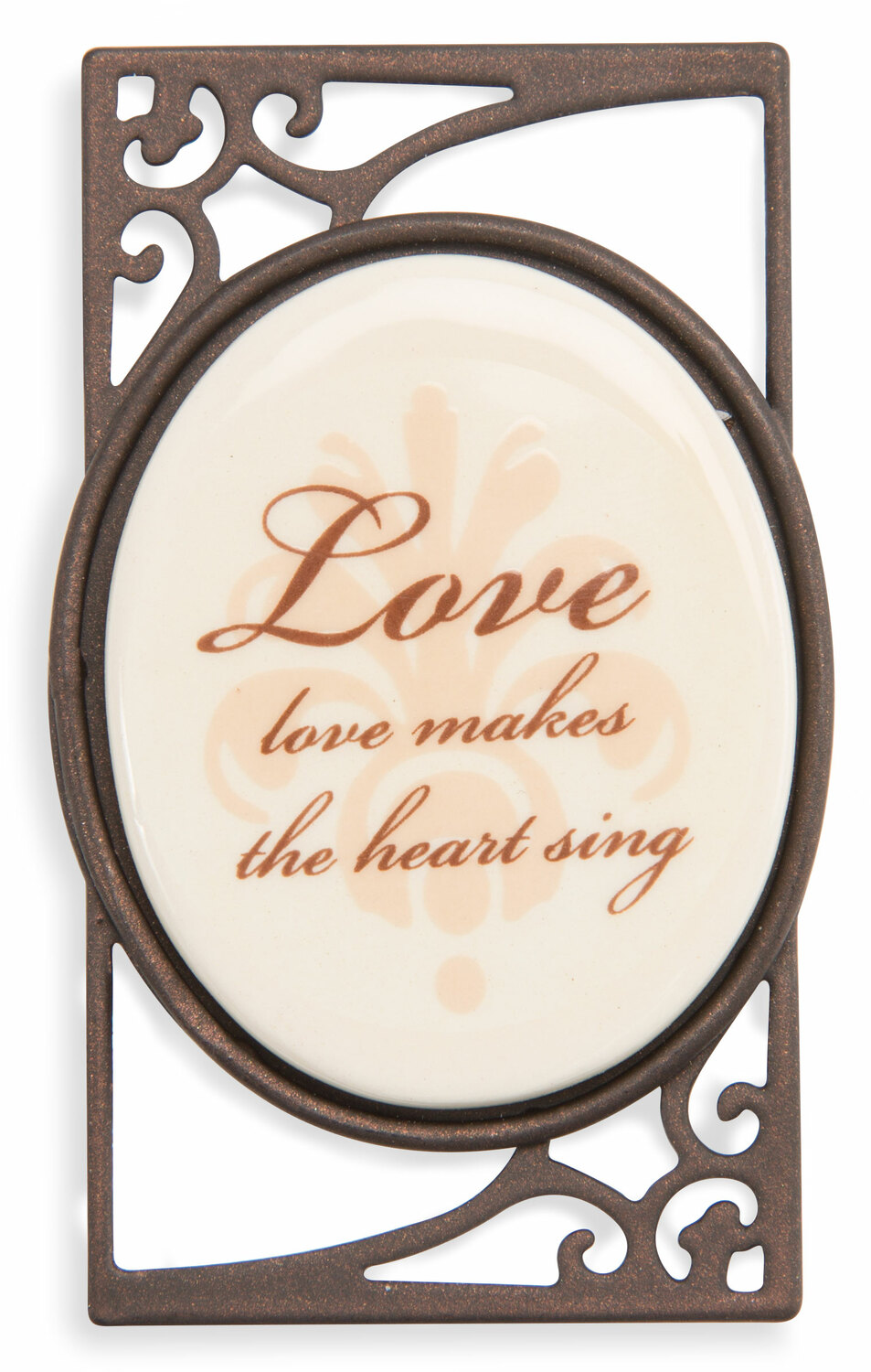 Love by Simply Stated - Love - 1.5" x 2.5" Magnet with Scroll (Set of 6)