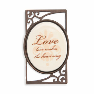 Love by Simply Stated - 1.5" x 2.5" Magnet with Scroll (Set of 6)