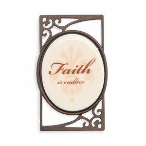 Faith by Simply Stated - 1.5" x 2.5" Magnet with Scroll (Set of 6)