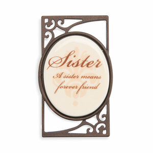 Sister (Set of 6) by Simply Stated - 1.5"Wx2.5"H Magnet w/Scroll