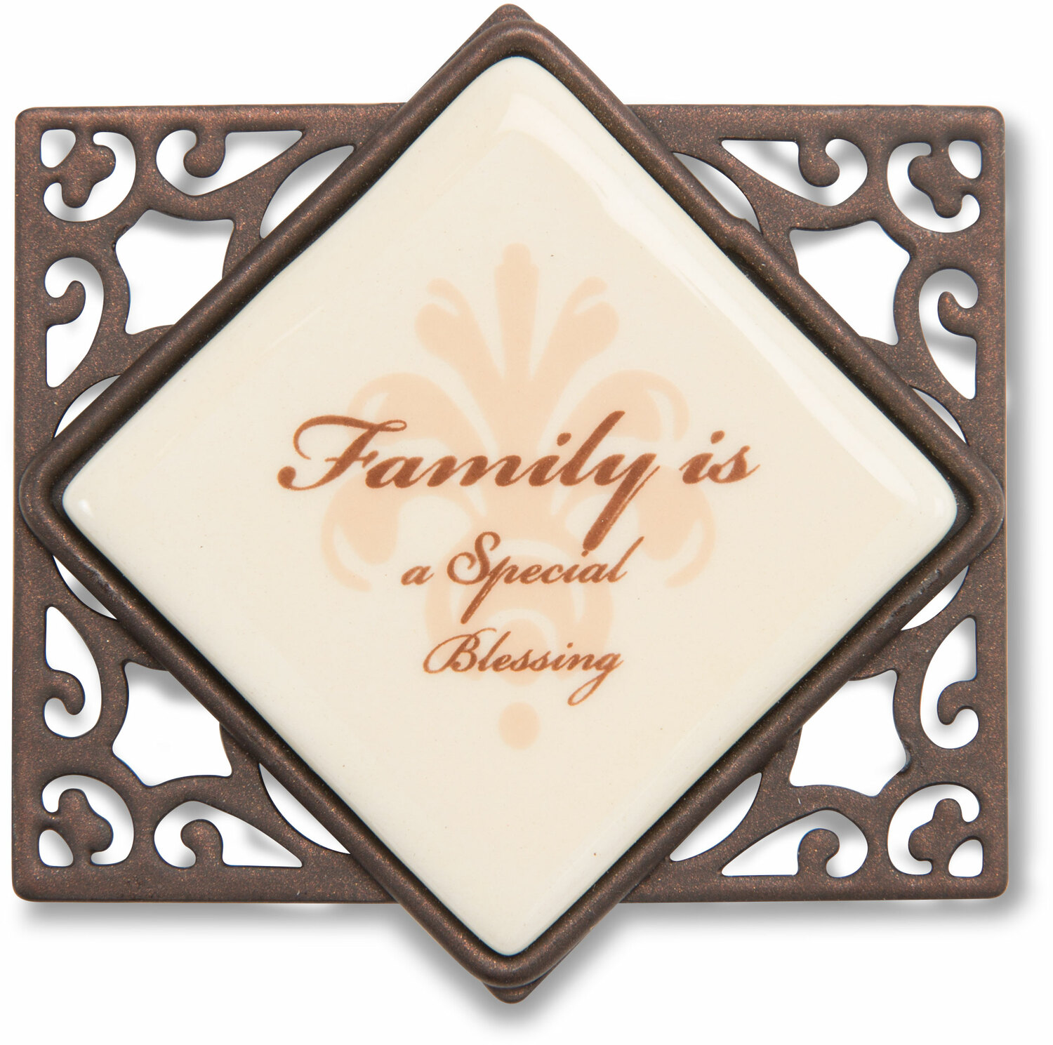 Family by Simply Stated - Family - 2.25" x 2" Magnet with Scroll
