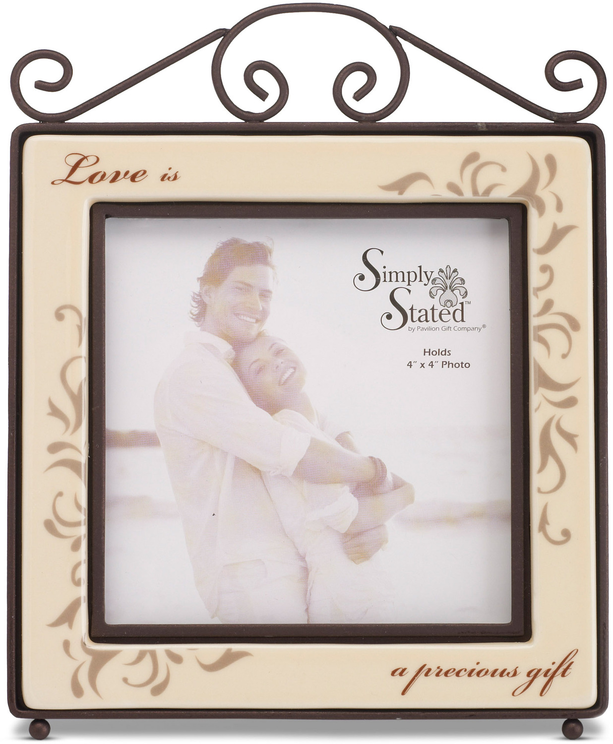 Love by Simply Stated - Love - 5.5" x 6.75" Frame (4" x 4" photo)