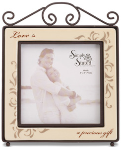 Love by Simply Stated - 5.5" x 6.75" Frame (4" x 4" photo)