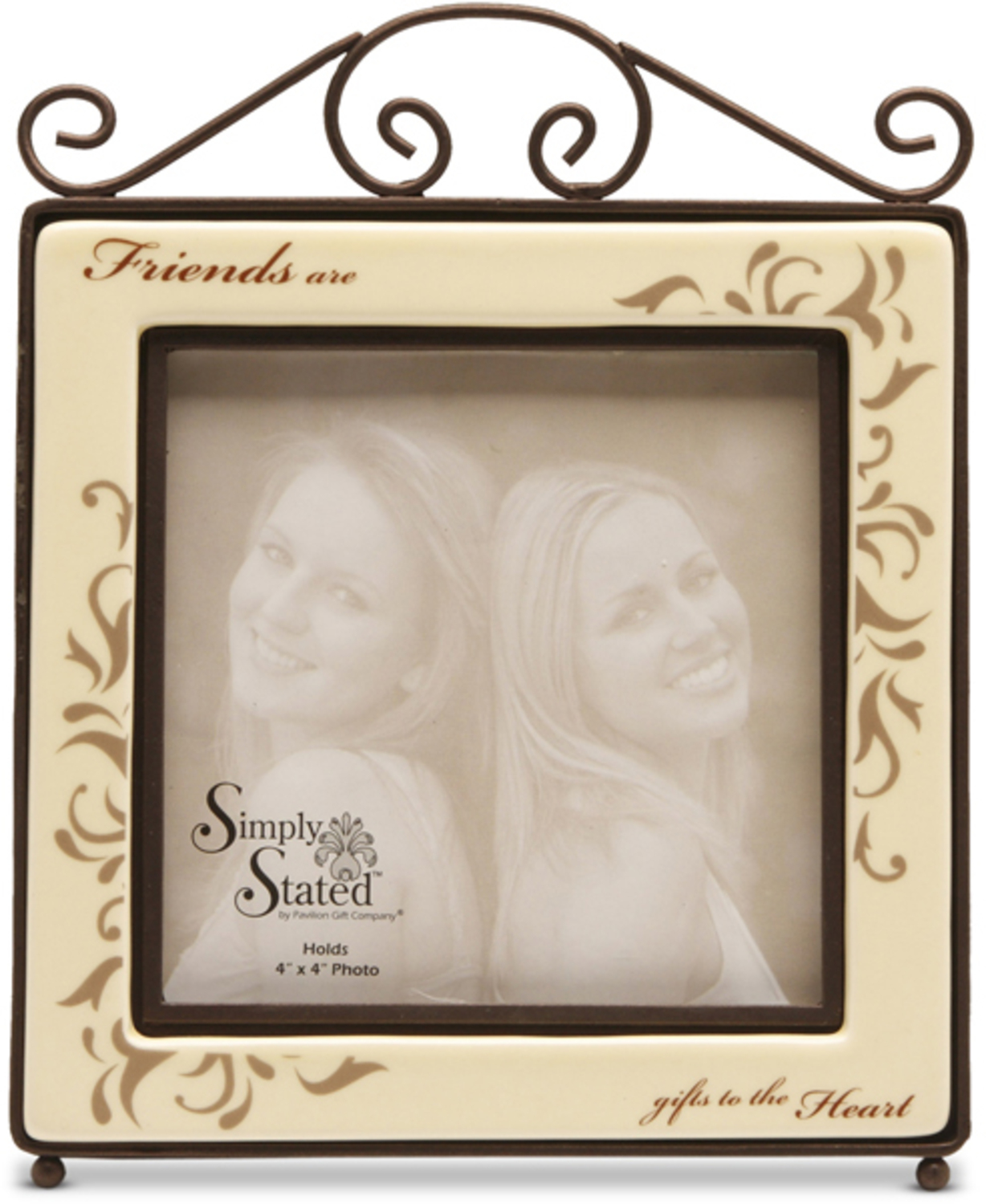 Friend by Simply Stated - Friend - 5.5" x 6.75" Frame (Holds 4" x 4" Photo)